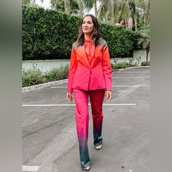Trina Turk Pants - Trina Turk NWT Ombre Suit Set - Ryka Jacket & Danno Pant - Size 4